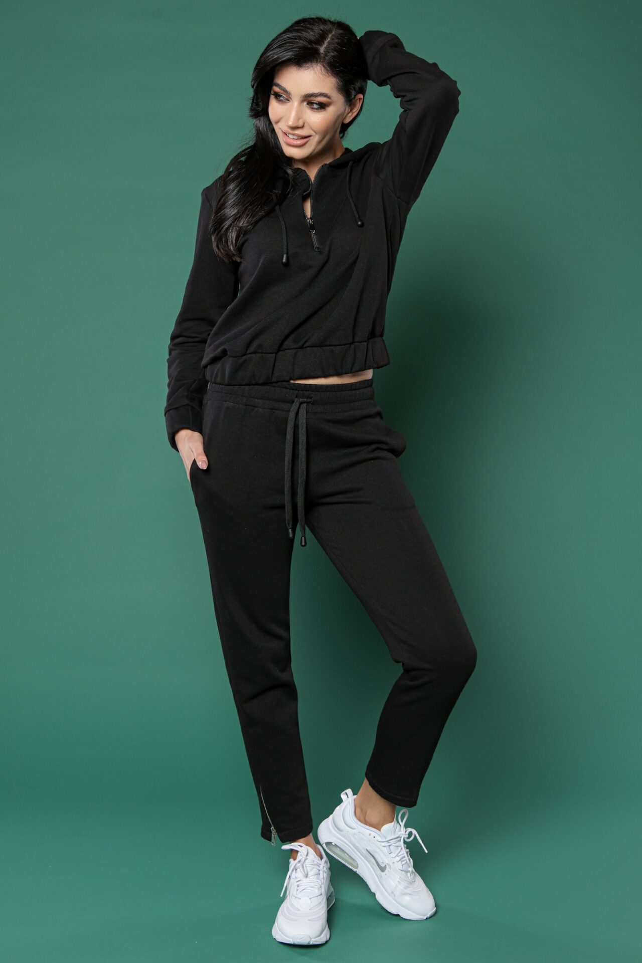 Eco friendly react range Trening din bumbac negru | Madelia Fashion - Magazin online haine și rochii  de damă